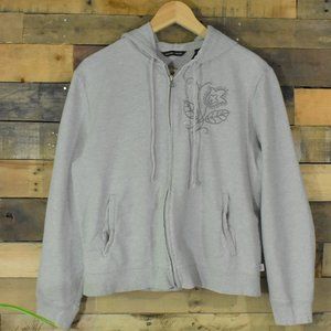 New York and Co. Zip Front Hooded Sweatshirt